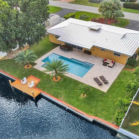 New! Waterfront Heated Pool & Jacuzzi 2 Mi To Beach - Fishing Pier Relaxing Spa & Hammock Форт Лодърдейл Екстериор снимка