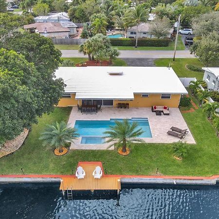 New! Waterfront Heated Pool & Jacuzzi 2 Mi To Beach - Fishing Pier Relaxing Spa & Hammock Форт Лодърдейл Екстериор снимка