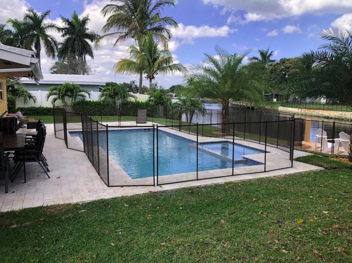New! Waterfront Heated Pool & Jacuzzi 2 Mi To Beach - Fishing Pier Relaxing Spa & Hammock Форт Лодърдейл Екстериор снимка