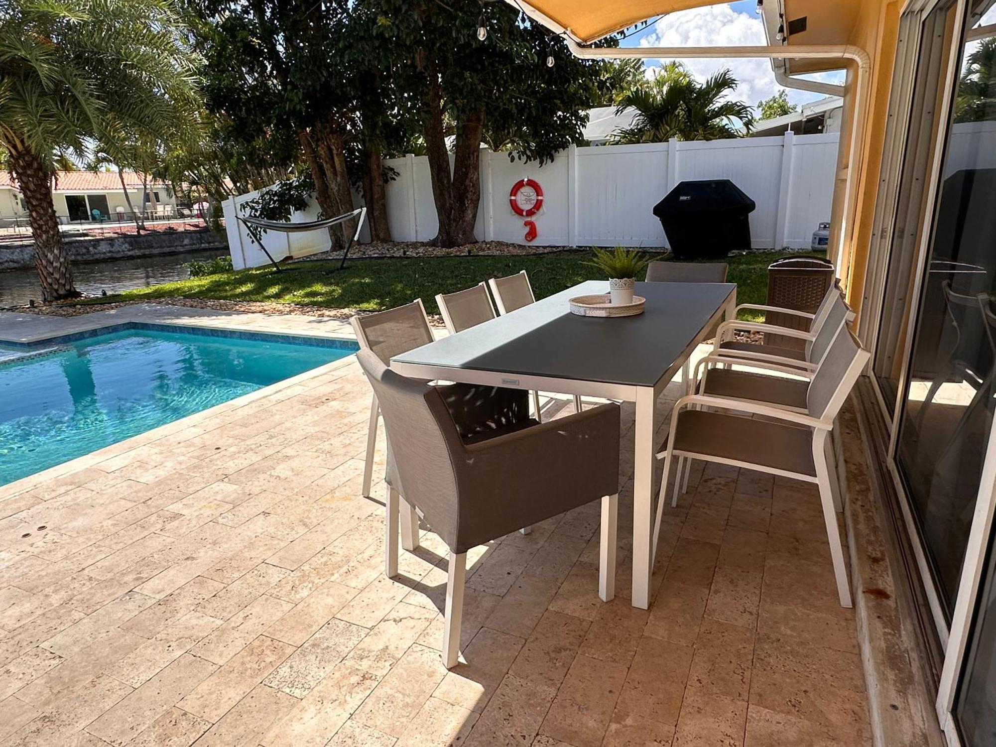 New! Waterfront Heated Pool & Jacuzzi 2 Mi To Beach - Fishing Pier Relaxing Spa & Hammock Форт Лодърдейл Екстериор снимка
